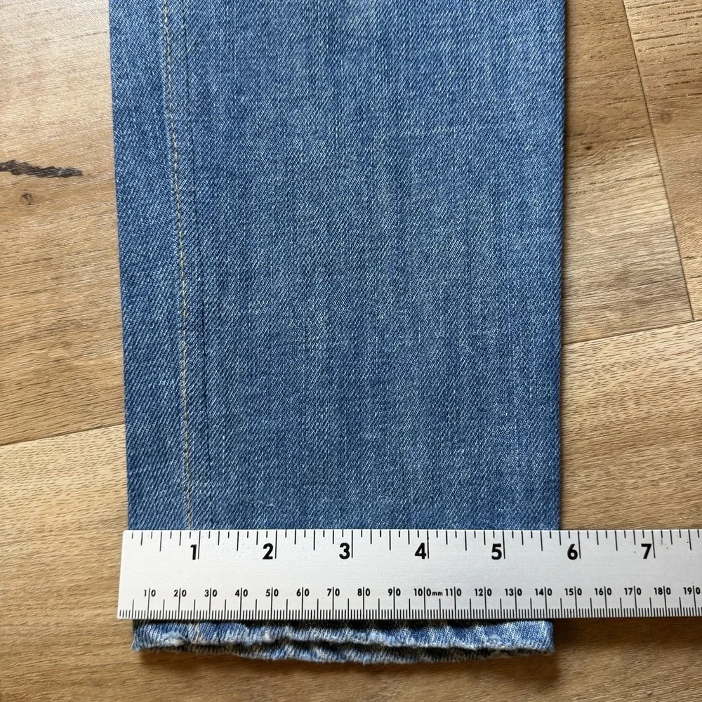 Diesel Safado Jeans Men 33x32 Blue Slim Straight Distressed Denim Button Fly 8AR